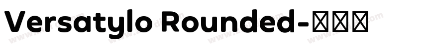 Versatylo Rounded字体转换
